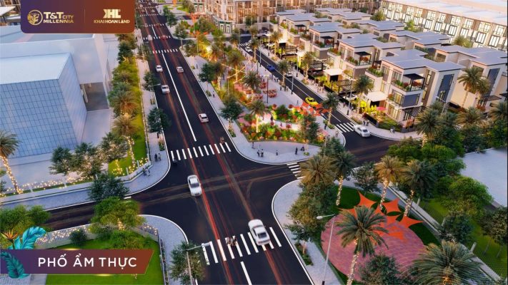 phố ẩm thực tại T&T city Millennia