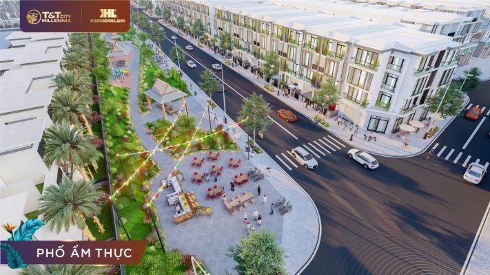 Phố ẩm thực tại T&T City Millennia