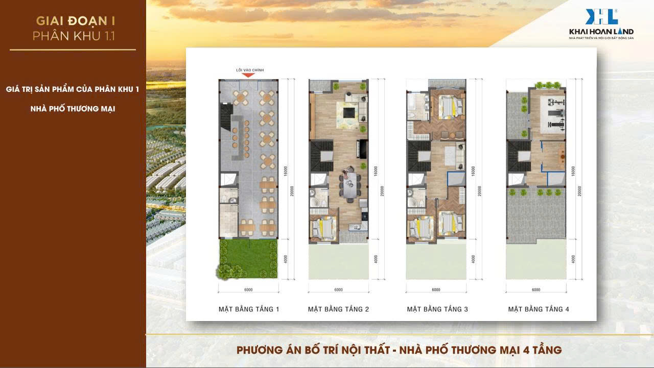 Nhà phố thuong mai T&T City Millennia 4 tầng