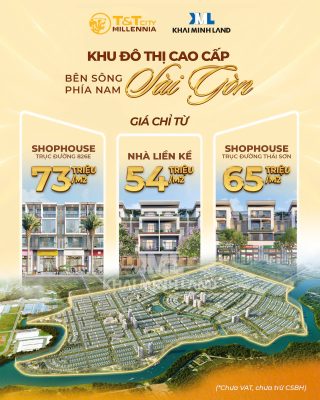 bảng giá T&T city millennia tham khảo