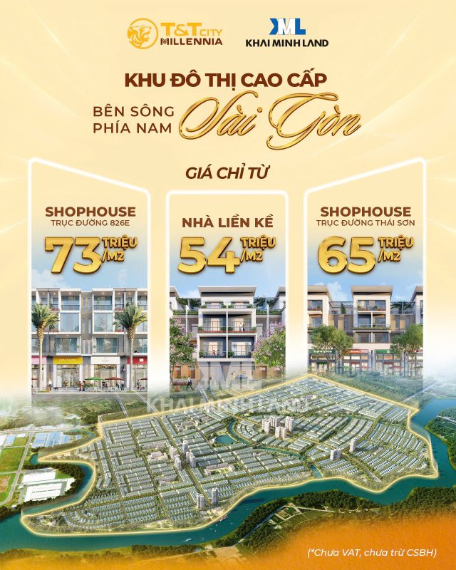 bảng giá T&T city millennia tham khảo